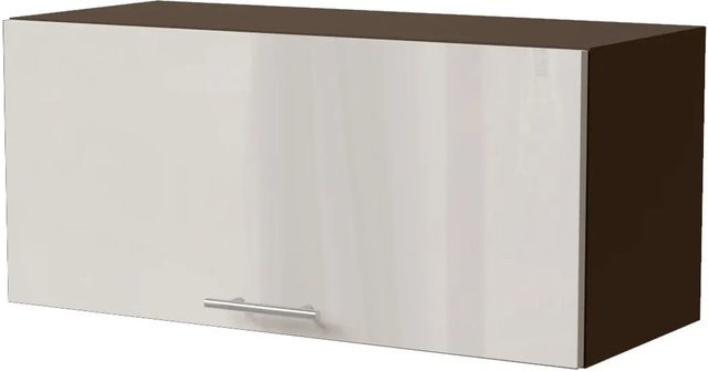 Feldmann-Wohnen Klapphängeschrank Brerra W4B/80 in Lava Creme Hochglanz, B/T/H: 80 x 32,5 x 36 cm - Bild 1