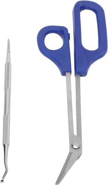 GoolRC Pediküre-Nagelwerkzeugset, Zehennagelschere mit Nagelfeile, Blau - Bild 1