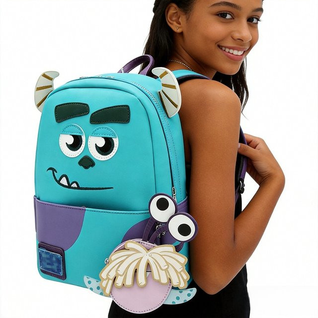 Disney Sulley Monsters University Scare Games Scene Mini-Rucksack, Blau, Bunt / Mehrfarbig - Bild 1