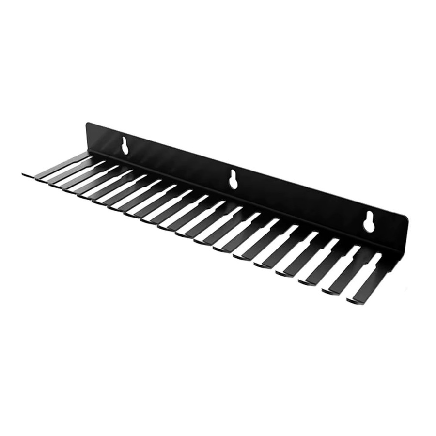 Wandmontierbare Metall-Audiokabel-Wandhalterung für Kabelmanagement in Schwarz - Bild 3