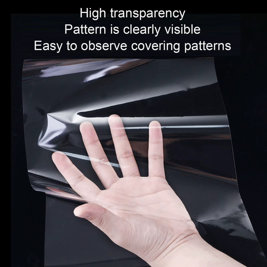 50 Stück Transparentes Thermisches Tattoo Transfer Papier für Schablonen und Muster - Bild 3