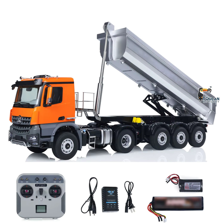 Kabolite 5801 RC Traktor, 1/14, Elektrischer Kippanhänger, 4X4, RTR, Sound- und Lichteffekte - Bild 2