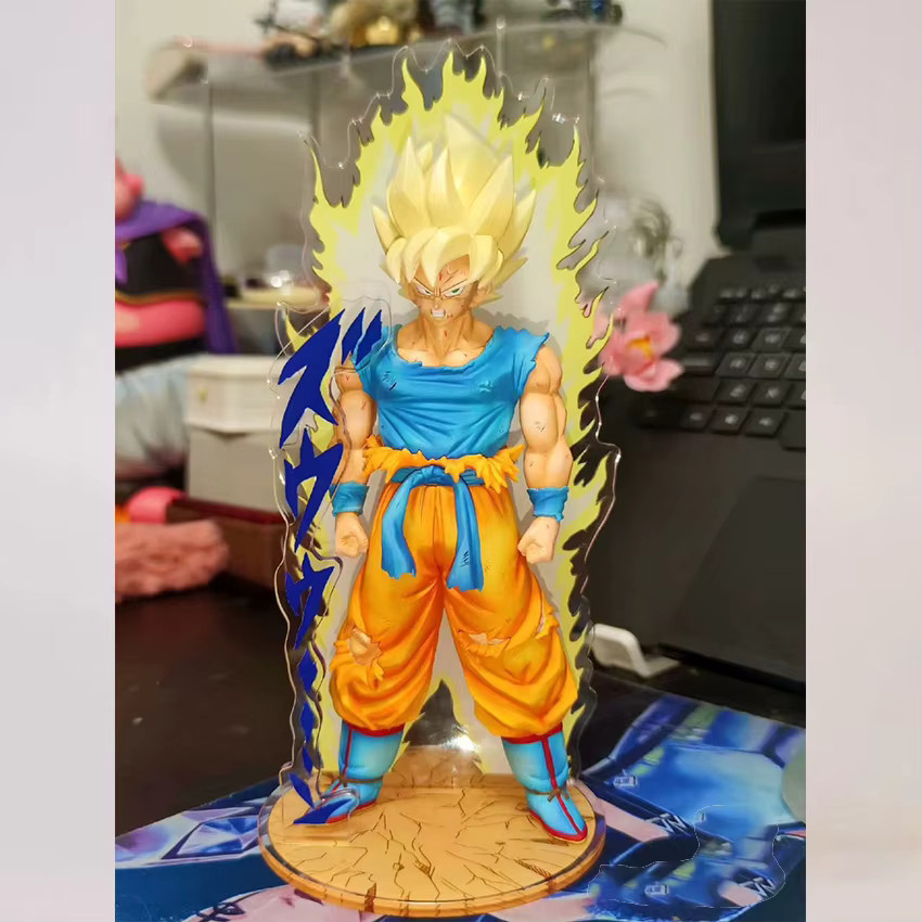 Bandai Dragon Ball Son Goku Super Saiyajin Actionfigur, 20cm, Kunststoff - Bild 2