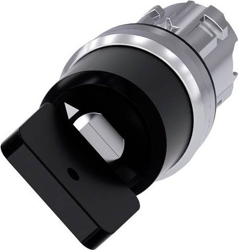 Siemens Schlüsselschalter 3SU1050-5KC01-0AA0 Schwarz IP66 IP67 IP69/IP69K Metall - Bild 1