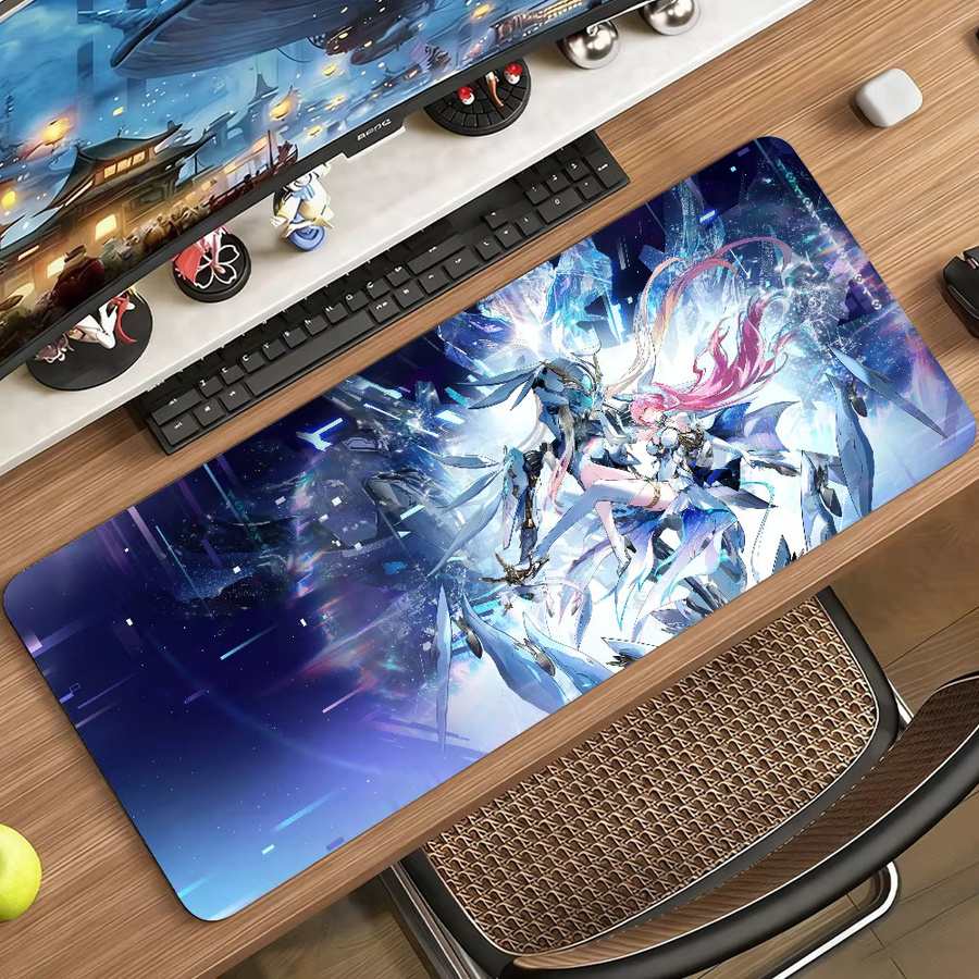 Wuthering Waves Aemeath Mauspad Multicolor rutschfeste Gamer Schreibtischunterlage - Bild 5