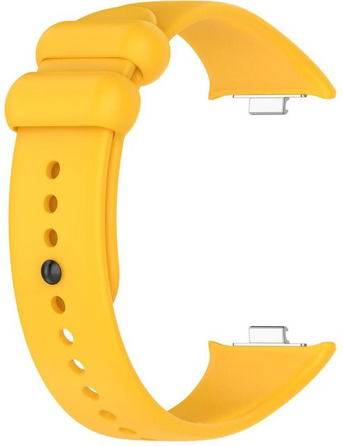 Silikonarmband für Redmi Watch 4/5, Xiaomi Mi Band 8 Pro/9 Pro, Gelb, Unisex - Bild 1