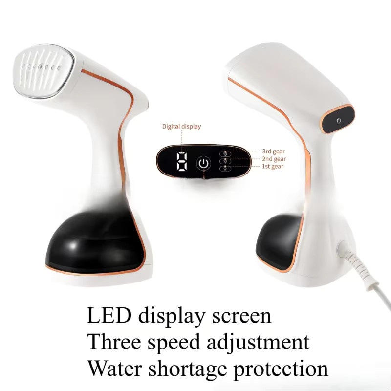 BALASHOV Handheld Garment Steamer Elektrisches Tragbares Dampfbügeleisen für Kleidung in Weiß oder Schwarz - Bild 4