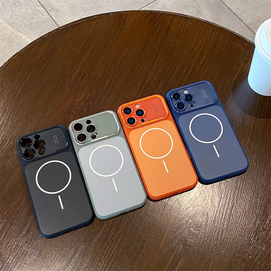 Xeber Magnetische TPU Schutzhülle für iPhone 17 16 15 14 Pro Max mit MagSafe und Kameraschutz in Grau - Bild 3