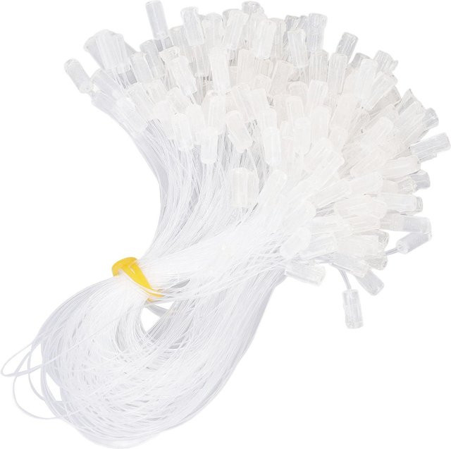 Koogeelife Unsichtbare Angelschnur für Haarverlängerungen, Transparent, 200 Stück - Bild 1