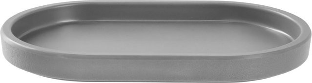 VEGA Kanas Teller oval, grau, 6er Pack, Melamin, L: 17,5 cm, B: 10,8 cm, H: 1,8 cm - Bild 1