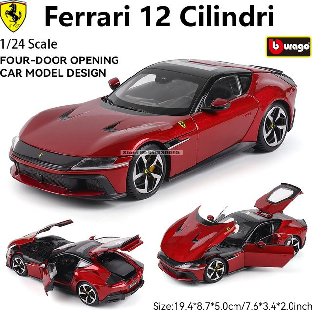 Bburago Ferrari 12 Cilindri, Modellauto, 1:24, Metall, ab 14 Jahren - Bild 1