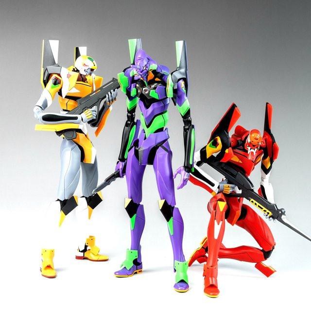 YOLOPARK Neon Genesis Evangelion AMK Serie EVA-00 01 02 Prototyp Spielzeugfiguren Modell Multicolor, Höhe: 20 cm - Bild 1