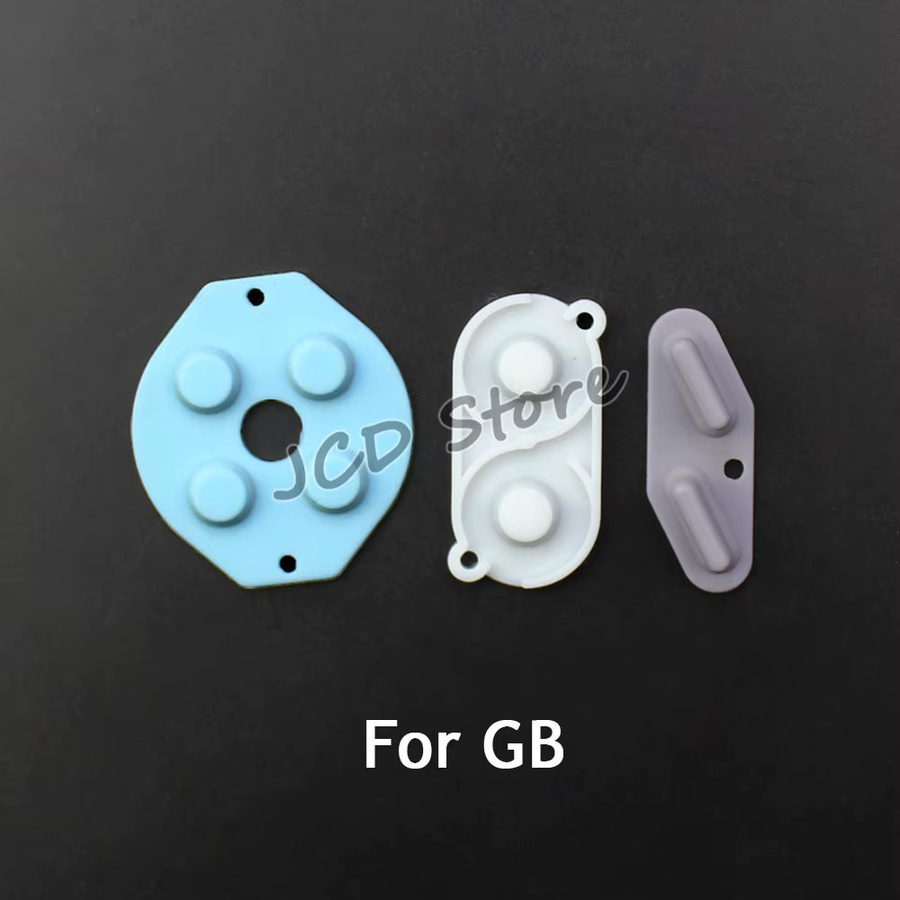JCD 10er-Set Silikon-Leitknöpfe für Game Boy Classic, GBC, GBA, GBP und GBM mit Start-, Auswahltasten, A-B-Tasten und D-Pad-Knöpfen - Bild 2