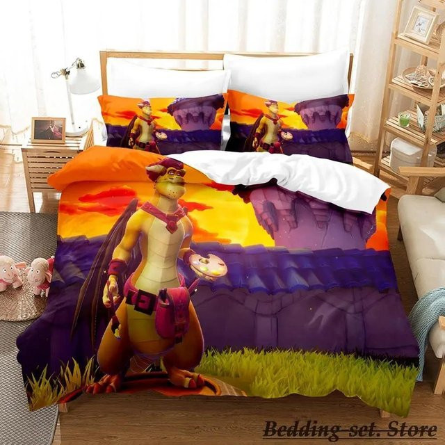 Spyro Reignited Trilogy Bettwäsche Kollektion für Erwachsene und Kinder, Bettbezug B/H: 200 x 230 cm - Bild 1