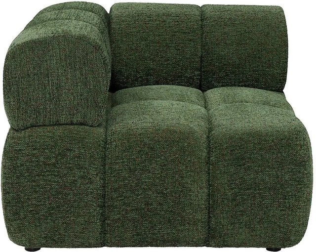 Vente-unique Sessel Facivil mit gerader Rückenlehne in Grün meliert, Höhe: 94 cm, Breite: 70 cm, Tiefe: 70 cm - Bild 1