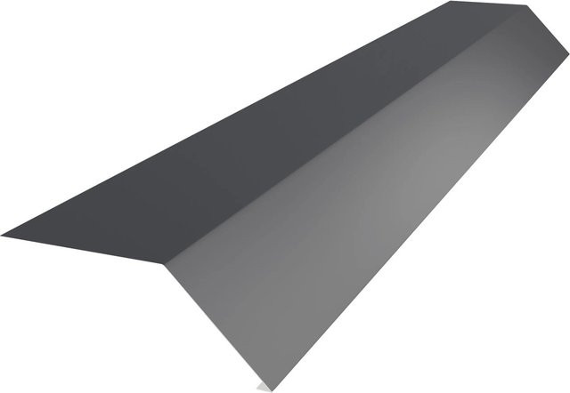 Smart Cover Solution Traufblech TR35 aus verzinktem Stahl in Anthrazit-Grau, Breite: 100 cm - Bild 1