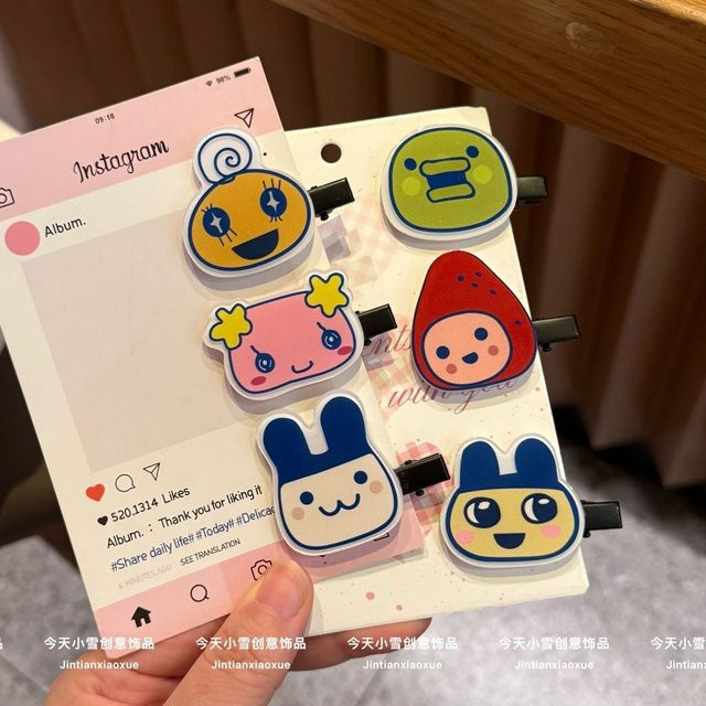Bandai Tamagotchi Haarspange, Mamegishi Pony, Mädchen, Kinder - Bild 1