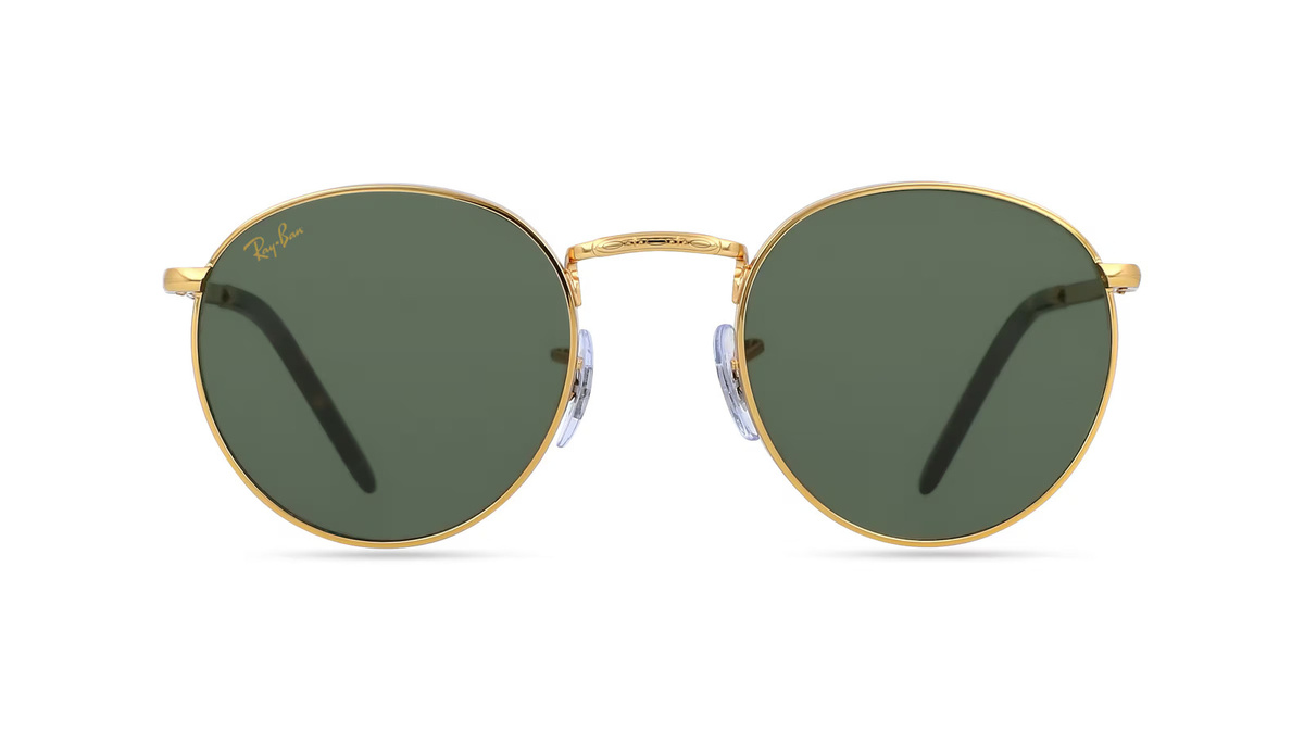 Ray-Ban RB 3637 Sonnenbrille Panto, Vollrand, Metall, Unisex, gold - Bild 1