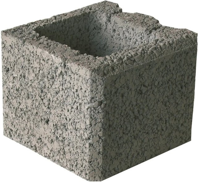 EHL Planomur Halbstein Mauer Grau B: 25 cm, T: 25 cm, H: 20 cm - Bild 1