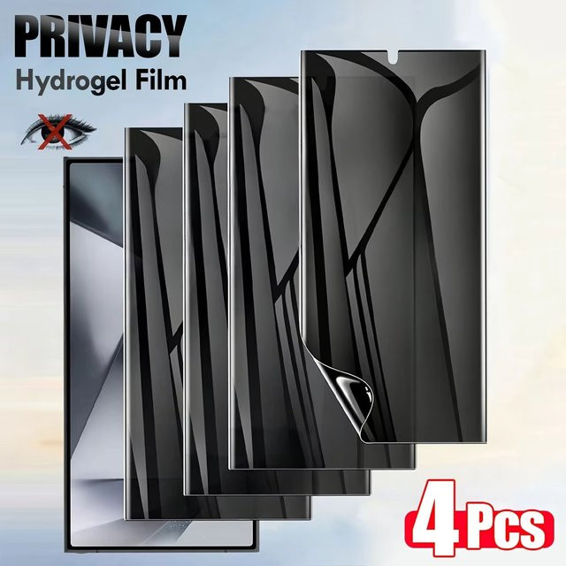 Samsung Anti-Spy Hydrogel Display Schutzfolie für A55 5G A56 5G A54 A16 A15 A36 5G A05 A35 A06 A24 A25 A05s mit voller Abdeckung - Bild 1