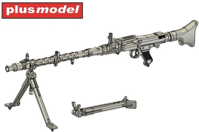 plusmodel Machine gun MG 34 - Infantry version, Fahrzeuge - Bild 1
