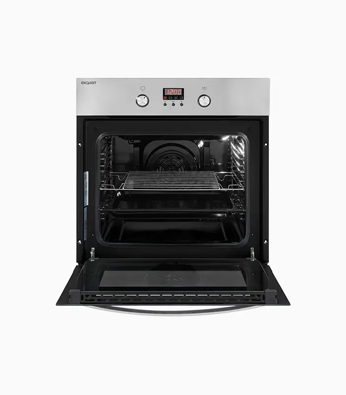Exquisit Einbaubackofen EBE 65-1H in Silbergrau mit 58 l Volumen - Bild 4