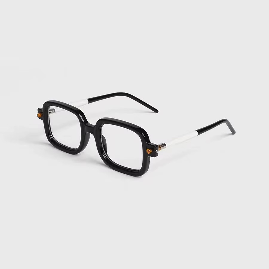 Shatar Lesebrille, Square, Vollrand, Kunststoff, Unisex, Schwarz - Bild 3