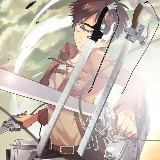Bandai Attack on Titan Eren Jaeger Katana-Säbel, Cosplay-Requisite - Bild 1