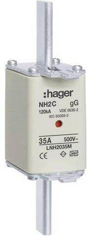 Hager LNH2035M NH-Sicherung 35A, 3 Stück, Weiß - Bild 1