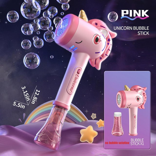 Linyi toy Einhorn Blase Pistole Stab, elektrisch, ab 14 Jahre - Bild 1