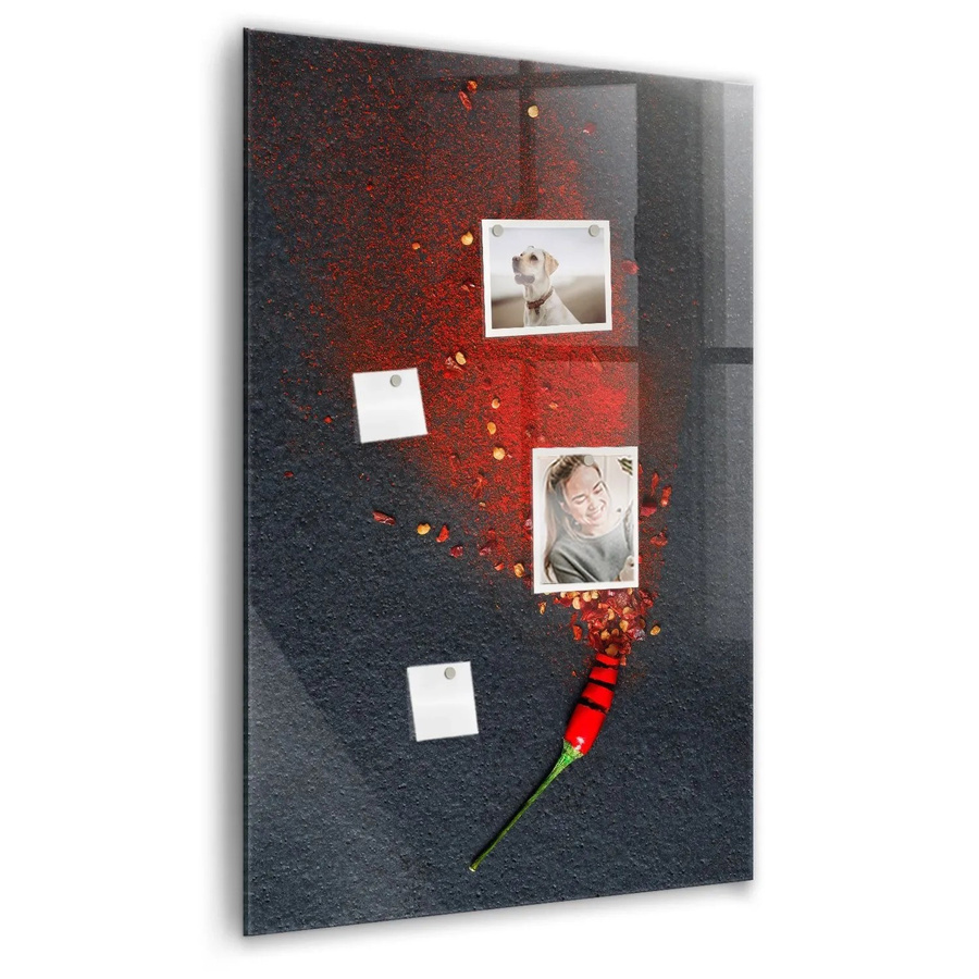 Tulup Glasmagnettafel Weiß, B/H: 90 x 60 cm - Bild 2
