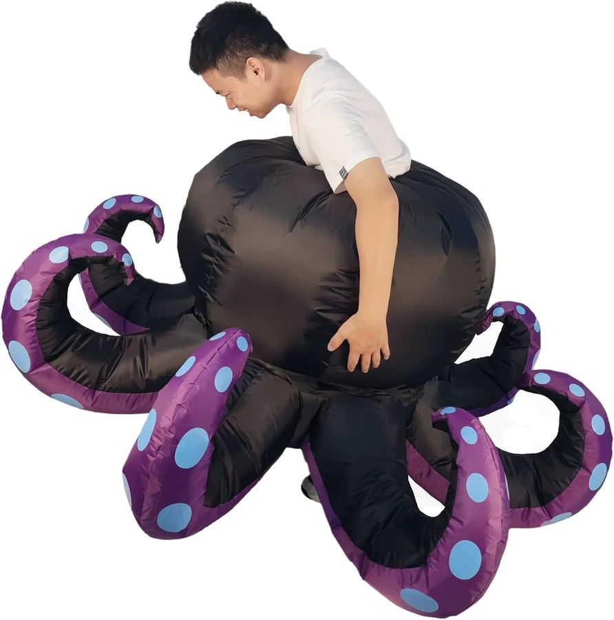 Hangchen Family Aufblasbares Oktopus-Kostüm, Bunt / Mehrfarbig - Bild 2