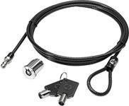 HP Docking Station Cable Lock AU656AA Schwarz - Bild 1
