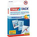 tesa TACK doppelseitige Klebepads transparent, 200 Stück - Bild 2