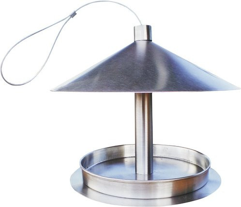 HABAU Futterstation aus Edelstahl in Silber, B/H: 25 x 20 cm - Bild 1