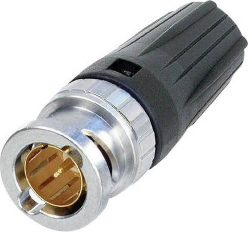 Neutrik BNC-Steckverbinder NBNC75BTU11, gerade, 75 Ohm, Silber - Bild 1