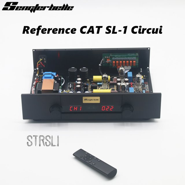 SENGTERBELLE STRSL1 HiFi Stereo Röhren-Vorverstärker CAT SL-1 Schaltkreis-Vorverstärker in Schwarz - Bild 1