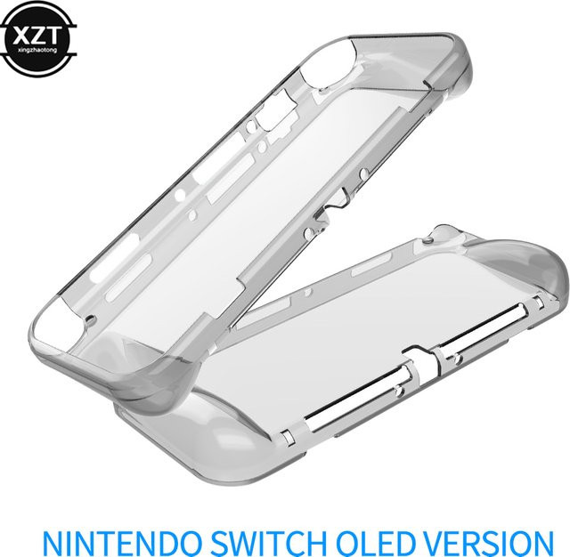 Transparente TPU-Schutzhülle für dein Nintendo Switch OLED-Modell in Weiß - Bild 1