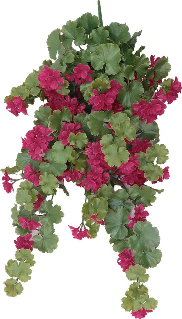 Künstliche Hänge-Geranie Sunny von artplants in Pink, Höhe: 88 cm - Bild 1