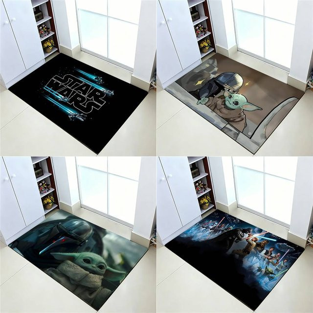 Beast Kingdom Antirutschmatte Cool Movie S-Star W-Wars Teppich, Schwarz, B: 60 cm, T: 40 cm - Bild 1