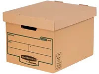 Bankers Box Earth Series Heavy Duty Premium Archivbox aus FSC-Papier, Braun, für A4 - Bild 1