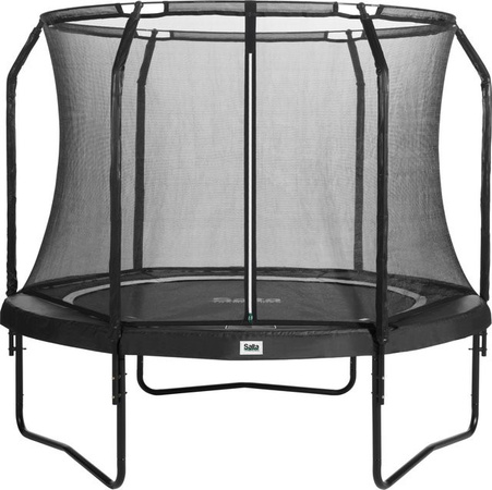 Salta Premium Black Edition Trampolin mit Sicherheitsnetz Schwarz Ø 396 cm