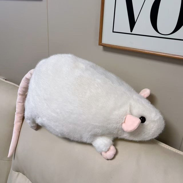 YIRAN Maus Puppe Plüsch, Weiche Tierfigur, 55cm - Bild 1