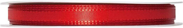 Halbach Taftband aus Polyester, Rot, Breite: 0,8 cm, Länge: 10 m - Bild 1