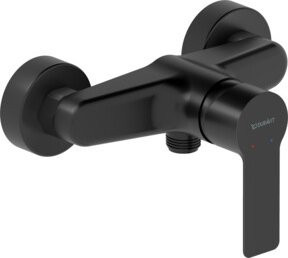 Duravit Brause-Einhebelmischer D-Code AP in Schwarz Matt mit Keramikmischsystem - Bild 1