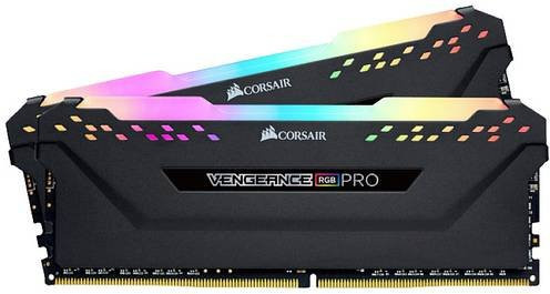 Corsair Vengeance RGB PRO DDR4 RAM Kit 32GB (2 x 16GB) 3200MHz CL16 in Schwarz mit Multicolour RGB Beleuchtung - Bild 1