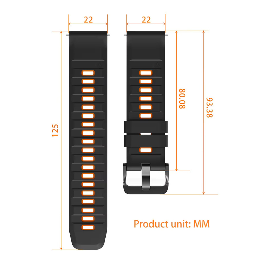 Xiaomi Uhrenarmband Silikon, 22 mm, Unisex - Bild 4