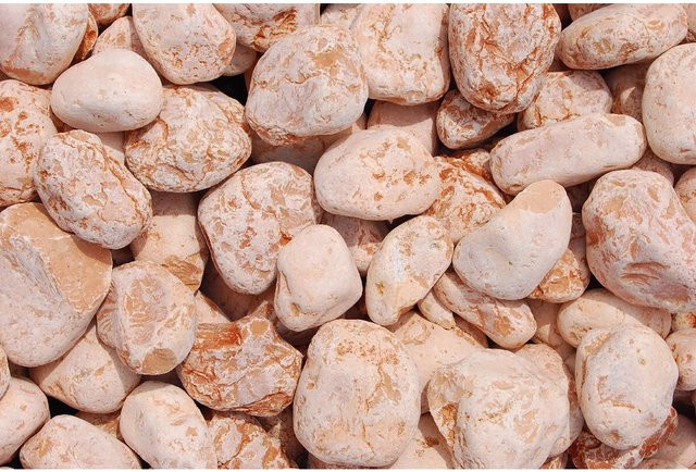 Marmorzierkiesel Verona-Rot von Scherf als grober Dekorgravier für den Garten, 40 - 60 mm, 1000 kg Big-Bag - Bild 1