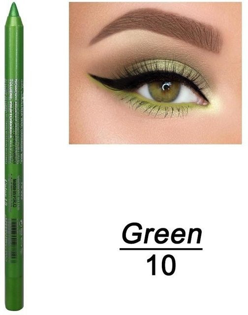QUEYEA LOVE Eyeliner Pencil Gel, grün, Metallic - Bild 1