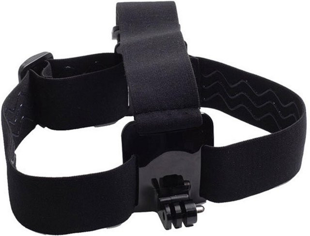 Action-Kamera Kopfhalterung Stirnband aus Nylon in Schwarz für Xiaomi Yi, Hero und SJCAM - Bild 1